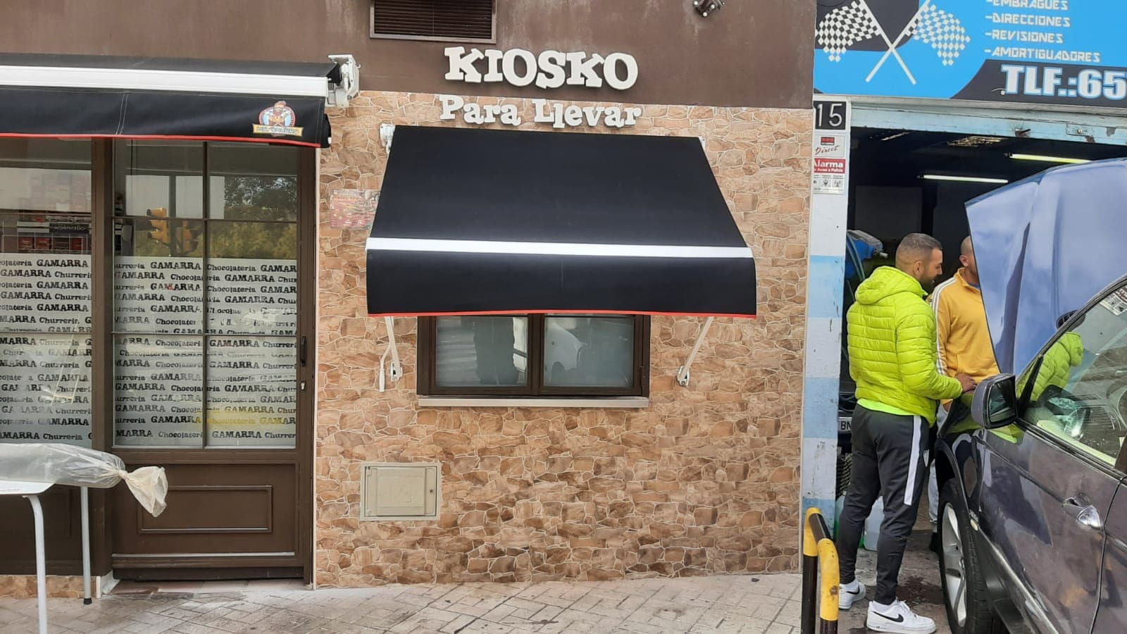 toldos de punto recto