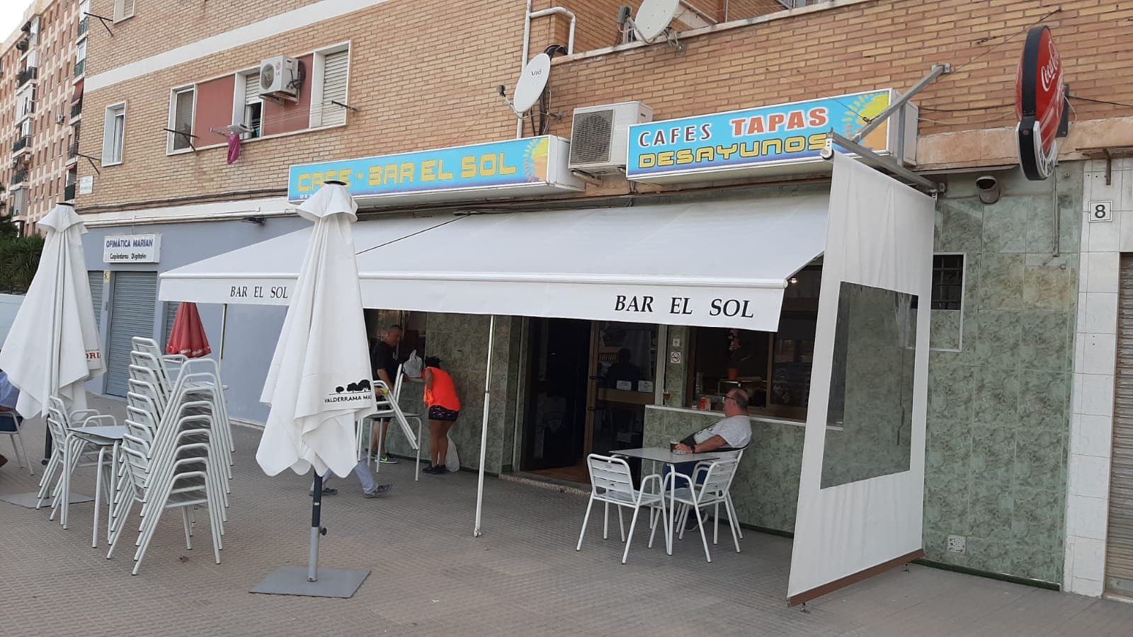 toldo articulado